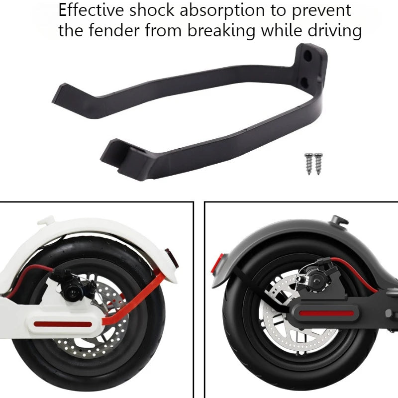 Wasserdichter hinterer Kotflügel für Rollerreifen, bruchsichere Halterung, mit Schrauben und Zubehör, passend für Xiaomi Mijia MI 1S