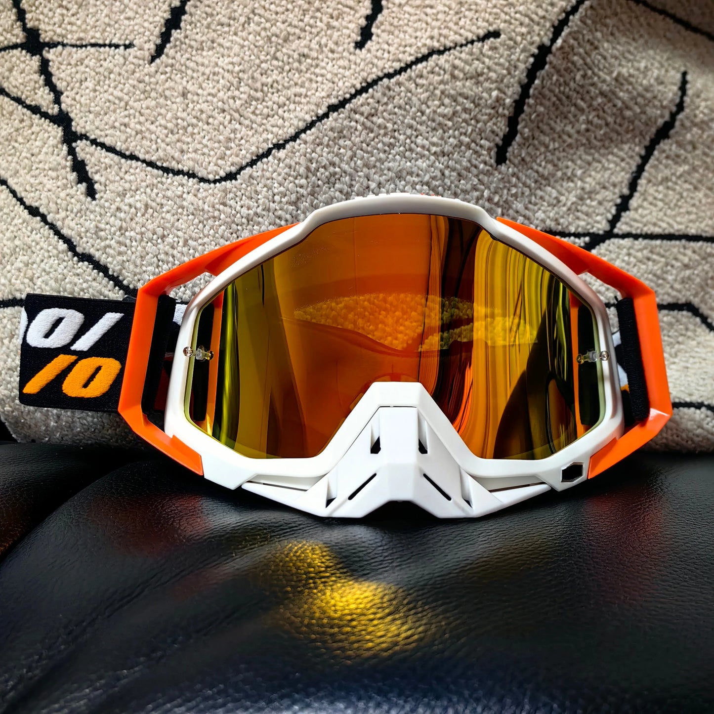 Motorradbrille – Premium-Offroad-Reitbrille für alle Helme, beschlagfrei, kratzfest, UV400, grenzüberschreitende Outdoor-Sportausrüstung