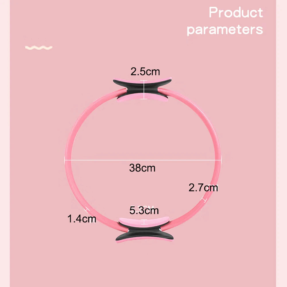 Yoga Pilates Ring Magic Circle Frauen Widerstand Home Workout Zurück Dünne Beine Gestaltung Postpartale Beckenboden Muskel Training