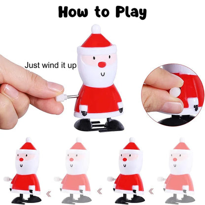 18-30 Stück Weihnachts-Windspielzeug, verschiedene Uhrwerksspielzeuge, Weihnachtsstrumpffüller für Weihnachtsfeiern, Gastgeschenke, Goody Bag Filler