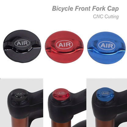 1/2/8 stücke MTB Fahrrad Federung Gabel Kappe Fahrrad Front Air Gabel Abdeckung Aluminium Legierung Luft Gas Schulter Abdeckung gabel Düse Schutz