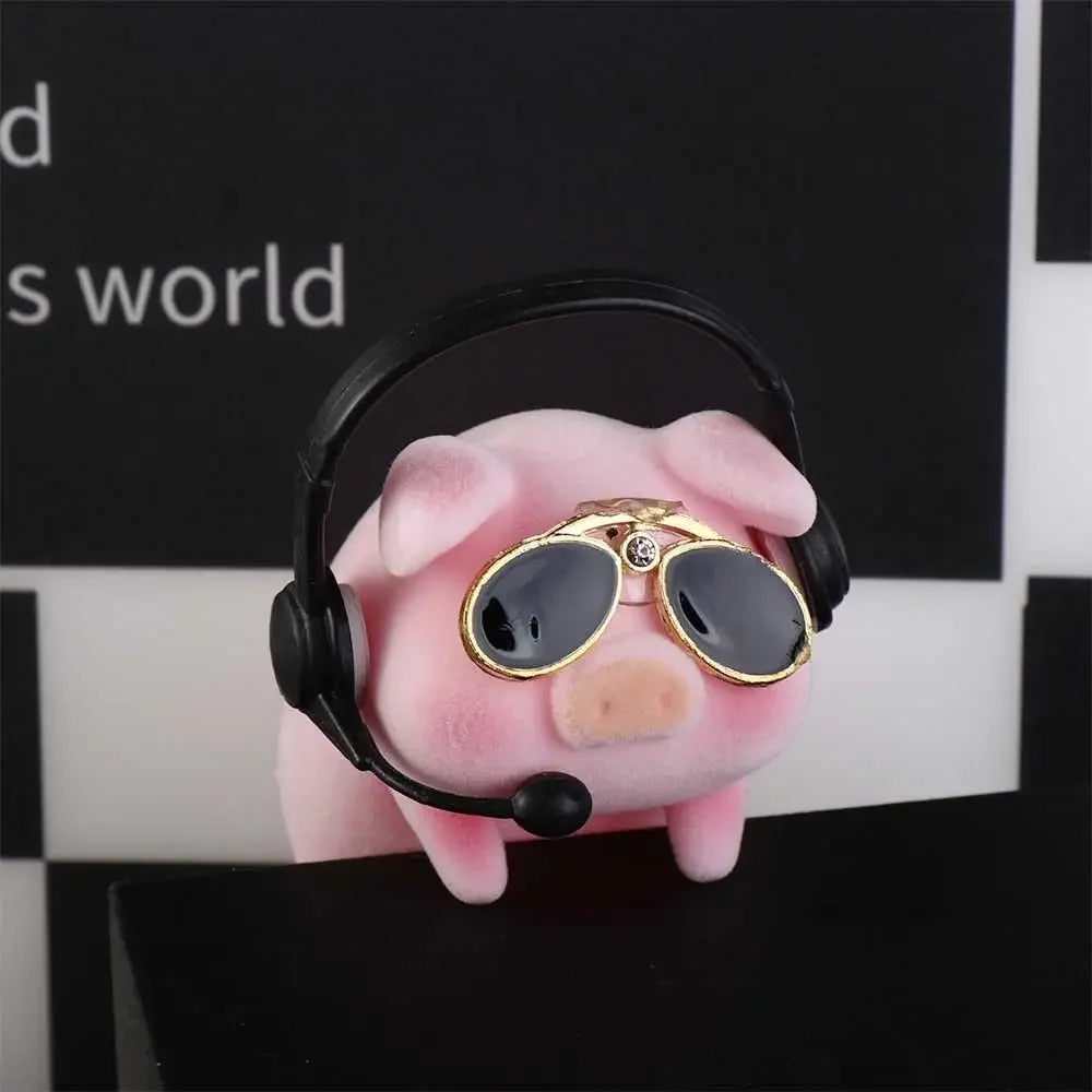 Desktop Decor Nette Lustige Spielzeug Ornament Anime Puppe Schwein Auto Dekoration Glück Piggy Hängen Auto Anhänger Rosa Pigger Ornament