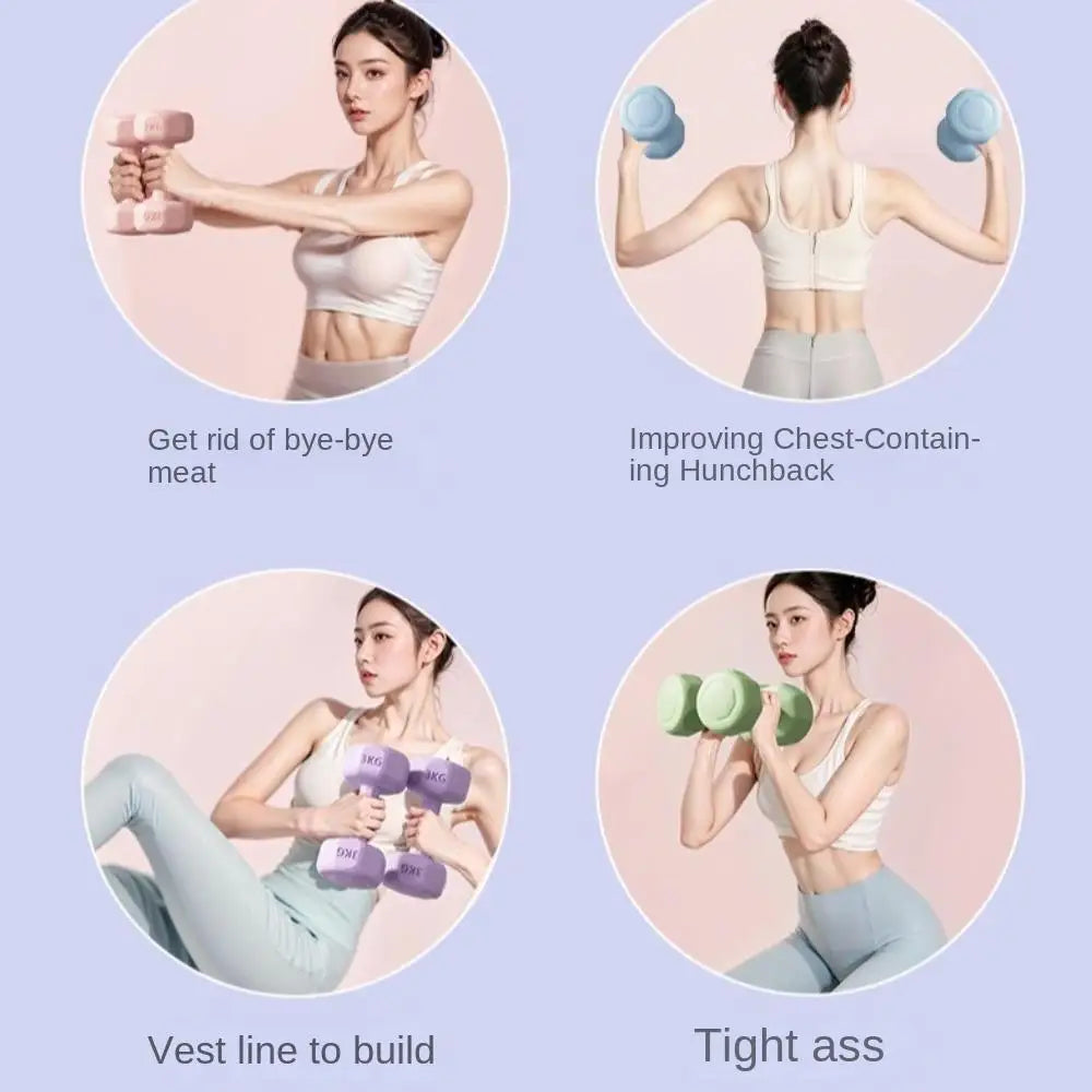 Neue 1 kg Hantel frauen Fitness Hause Ausrüstung Kettlebell Kinder Grundschule männer Arm Muskel Yoga Kleine Hantel set