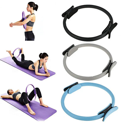 Frauen Yoga Fitness Ring Kreis Pilates Frauen Mädchen Übung Hause Widerstand Elastizität Yoga Gym Workout Pilates Ring Kreis ﻿