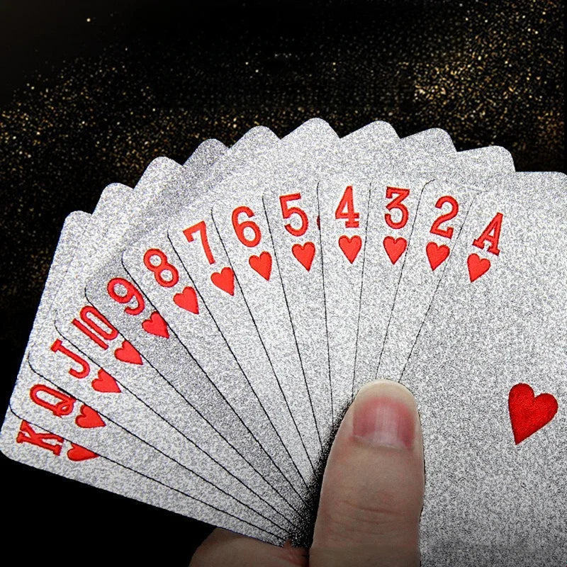 Coole wasserfeste Spielkarten aus schwarzem Gold, ein Deck von Spielkarten mit Weihnachten, Halloween, Thanksgiving-Geschenken, Spielgeschenk