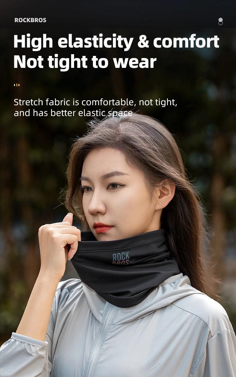 ROCKBROS Winter Warm halten Radfahren Gesichtsmaske Fleece Wandern Camping Ski Sturmhaube Halstuch Winddicht MTB Rennrad Fahrradmaske