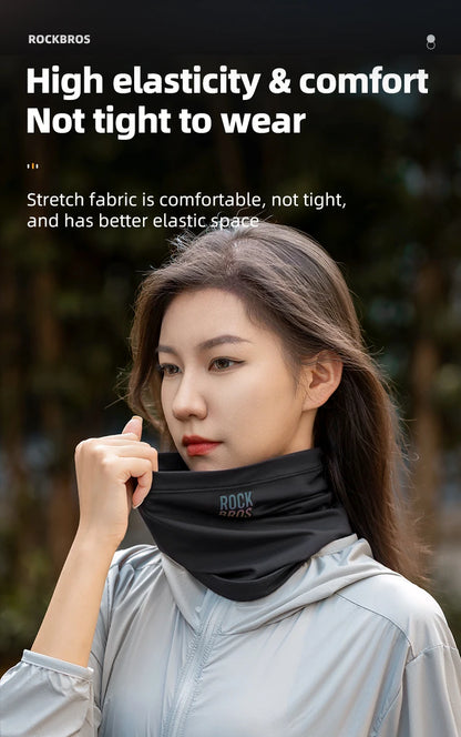 ROCKBROS Winter Warm halten Radfahren Gesichtsmaske Fleece Wandern Camping Ski Sturmhaube Halstuch Winddicht MTB Rennrad Fahrradmaske