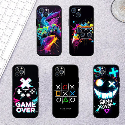 IX16 Game Over Neue Luxus-Handyhülle für iPhone SE X XS XR 16E 11 Pro Max 8 7 6 6s Plus