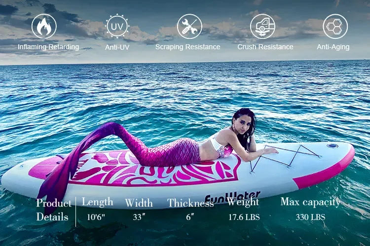 Stand-up Paddle Board Wasser Stehen Board Erwachsene Aufblasbare Paddle Board Große Größe Rafting Yoga Angeln Paddeln Stehen Board