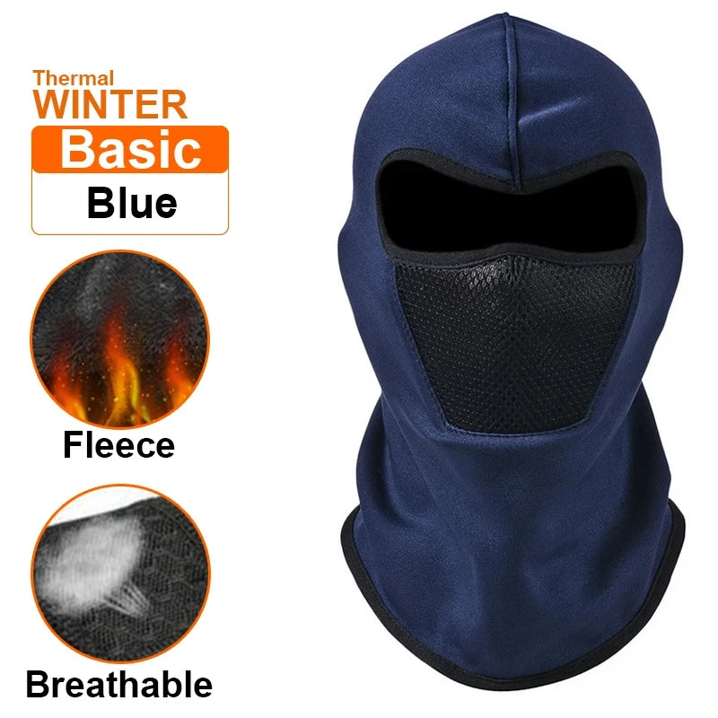 Thermische Winter Sturmhaube Radfahren Vollgesichtsmaske Warme Outdoor-Sportarten Motorrad Ski Angeln Jagd Maske Fleece Schal Mütze Bandana