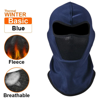 Thermische Winter Sturmhaube Radfahren Vollgesichtsmaske Warme Outdoor-Sportarten Motorrad Ski Angeln Jagd Maske Fleece Schal Mütze Bandana