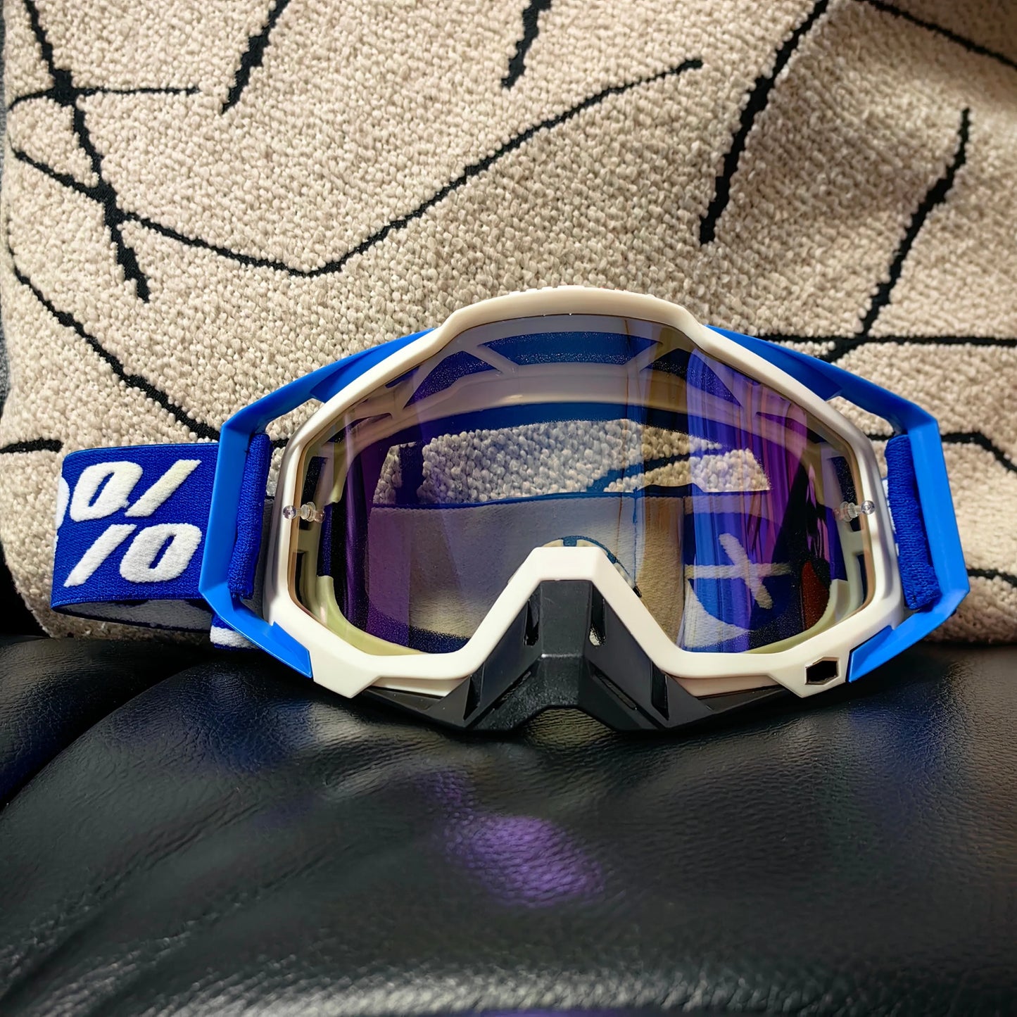 Motorradbrille – Premium-Offroad-Reitbrille für alle Helme, beschlagfrei, kratzfest, UV400, grenzüberschreitende Outdoor-Sportausrüstung