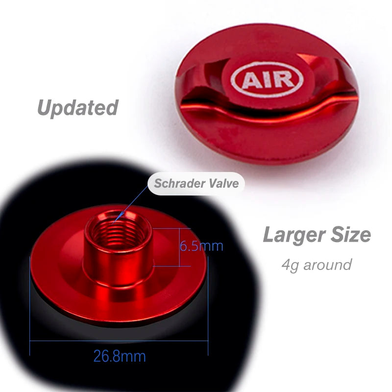 1/2/8 stücke MTB Fahrrad Federung Gabel Kappe Fahrrad Front Air Gabel Abdeckung Aluminium Legierung Luft Gas Schulter Abdeckung gabel Düse Schutz