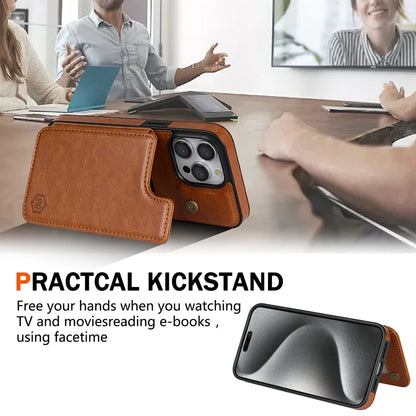 Brieftasche RFID-blockierende Schicht schützen Anti-Diebstahl-Magnet-Ledertasche für iPhone 16e 16 Pro Max 15 Plus 14 13 12 11 SE2 XS XR 8 7