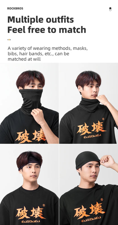 ROCKBROS Winter Warm halten Radfahren Gesichtsmaske Fleece Wandern Camping Ski Sturmhaube Halstuch Winddicht MTB Rennrad Fahrradmaske