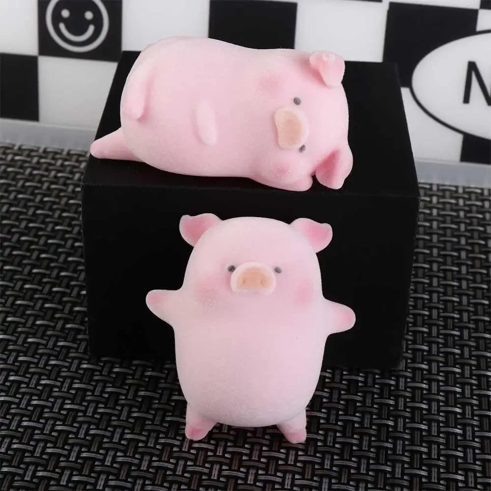 Desktop Decor Nette Lustige Spielzeug Ornament Anime Puppe Schwein Auto Dekoration Glück Piggy Hängen Auto Anhänger Rosa Pigger Ornament