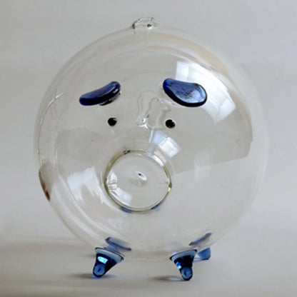 Schwein Piggy Bank Geld Boxen Münze Sparen Box Nette Transparent Glas Souvenir Geburt, münze Banken Geld Sparen Box für Kinder, Jungen