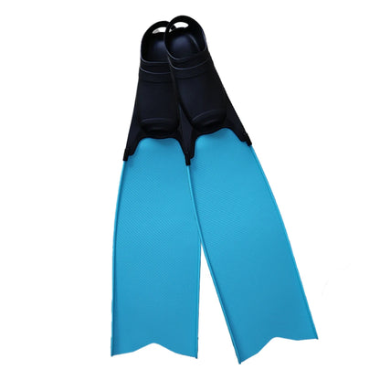 Vollfuß-Tauchflossen mit langem Klinge für Freitauchen und Speerfischen. Kostenlose Tauchflossen