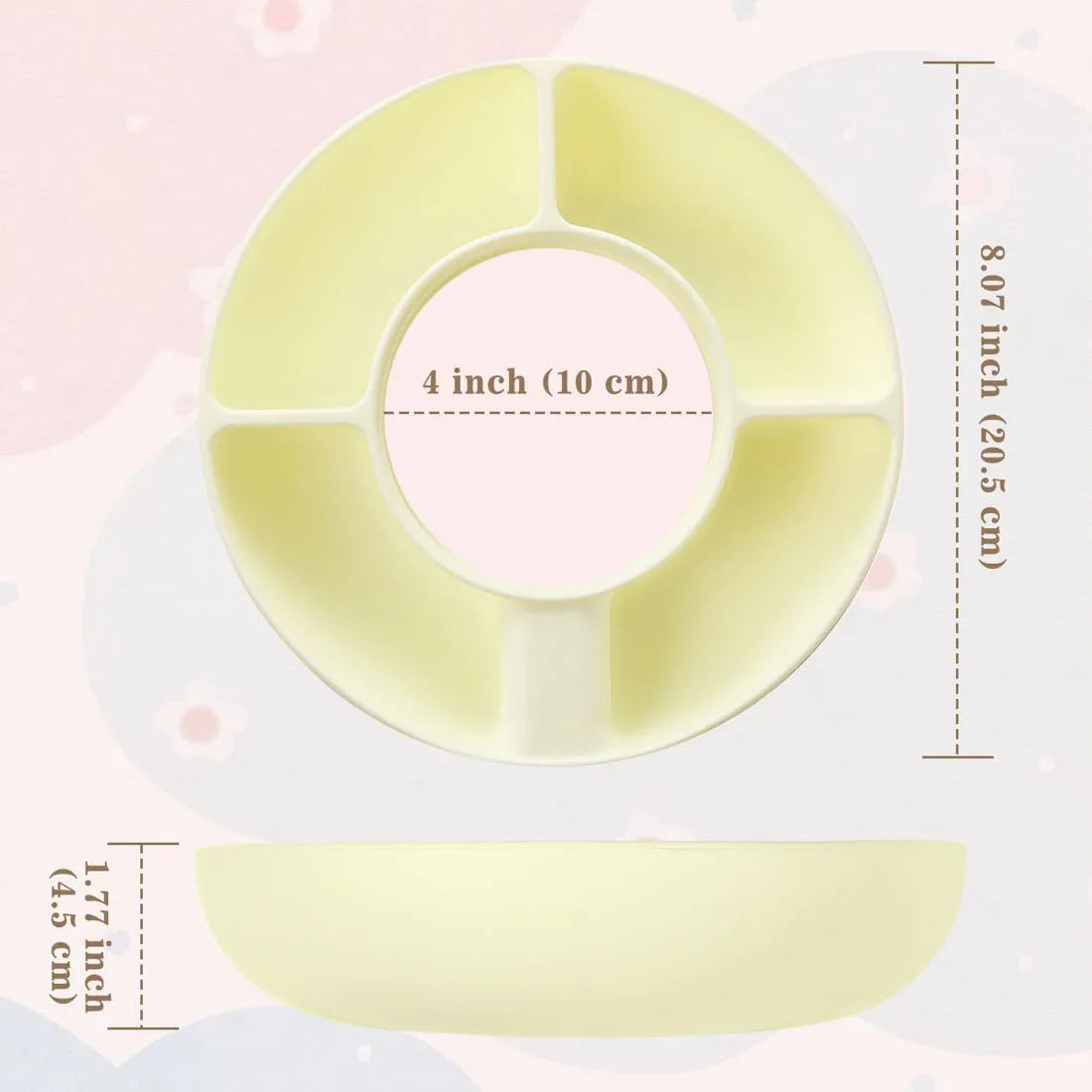 Snackschale für Stanley 40oz Becher mit Griff, für Stanley Cup Zubehör Snack-Tablett