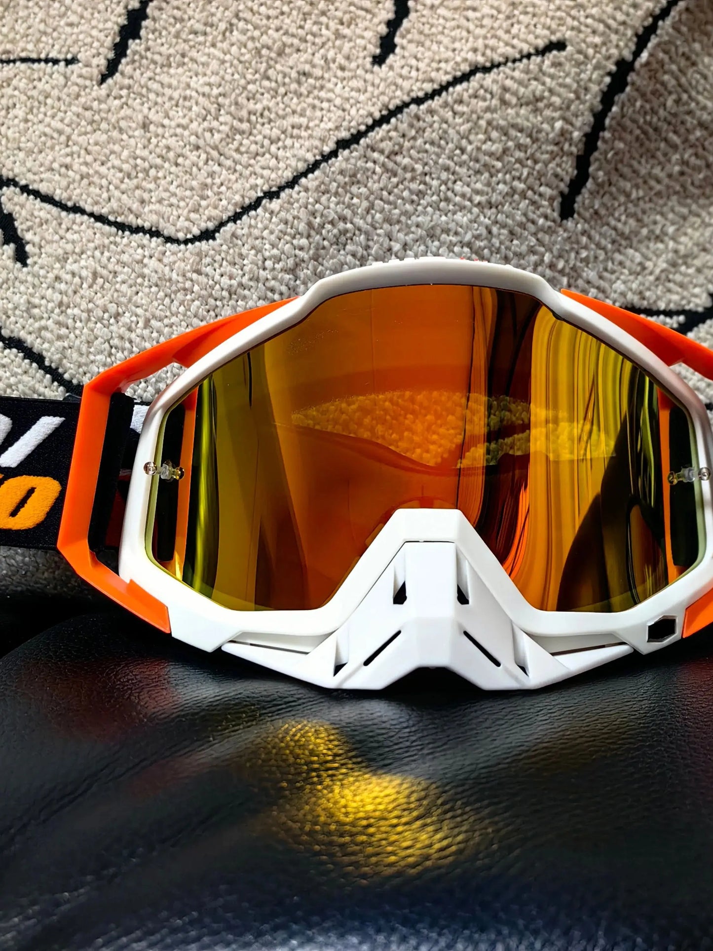 Motorradbrille – Premium-Offroad-Reitbrille für alle Helme, beschlagfrei, kratzfest, UV400, grenzüberschreitende Outdoor-Sportausrüstung