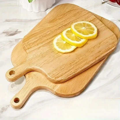 Holzschneidebrett mit Griff, Küche, Haushalt, Servierbrett, Holz-Käsebrett, Charcuterie-Brett für Brot, Obstteller