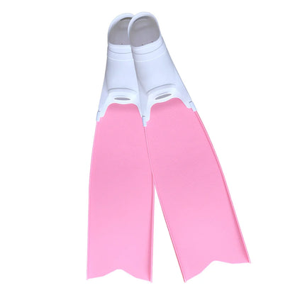 Vollfuß-Tauchflossen mit langem Klinge für Freitauchen und Speerfischen. Kostenlose Tauchflossen