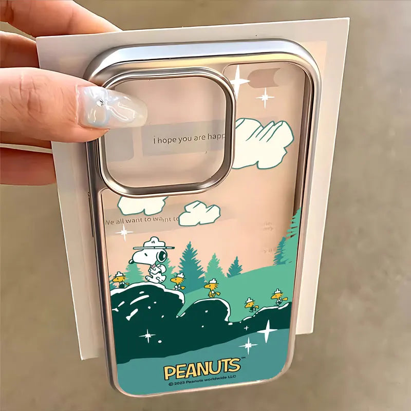 Cartoon Luxus S-Snoopies Heißer Telefon Fall Für IPhone 17 16 15 14 13 12 11 Pro Max 17 Air X XR XSMAX 16E 8 7 Plus Anti Fall Abdeckung