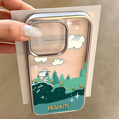Cartoon Luxus S-Snoopies Heißer Telefon Fall Für IPhone 17 16 15 14 13 12 11 Pro Max 17 Air X XR XSMAX 16E 8 7 Plus Anti Fall Abdeckung