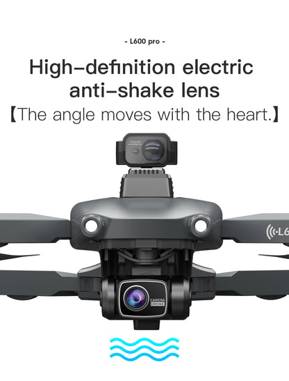 L600 PRO GPS-Drohne, professionelle 4K HD Dual-Kamera 360° °   Hindernisvermeidung Bürstenloser Motor 5G WIFI FPV RC Quadcopter Spielzeug Eders