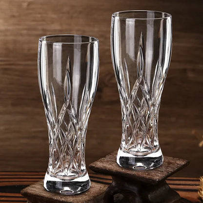 330 ml/500 ml High-end-Handwerk Bier Glas Kreative Geschnitzte Bier Glas Kalten Trinken Tasse Haushalt Große kapazität Wasser Tasse Bar Glaswaren