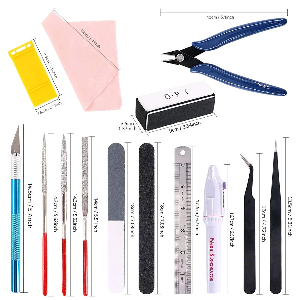 3D-Druckwerkzeuge, mehrere Modelle, 3D-Drucker-Werkzeugsatz, Zierschaber, Reinigung, Nadelzange, Entgratungsset