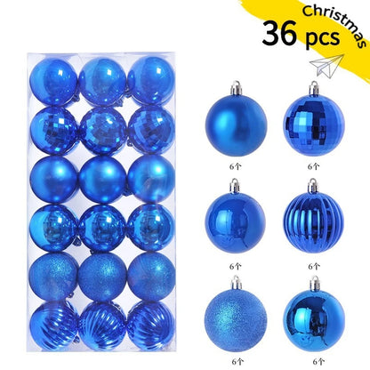 24/36Pcs Weihnachten Dekoration 3/4CM Kugeln Hängen Weihnachten Baum Anhänger Ornamente für Home Party Decor neue Jahr Geschenk Zubehör