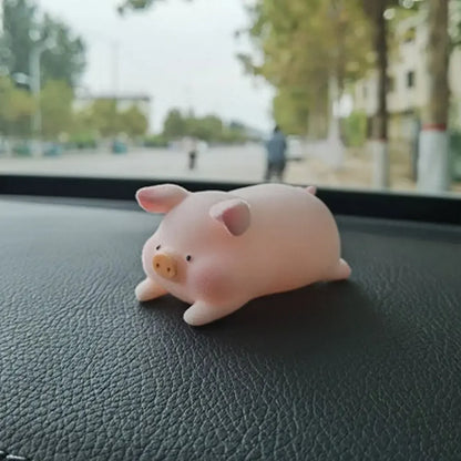 Desktop Decor Nette Lustige Spielzeug Ornament Anime Puppe Schwein Auto Dekoration Glück Piggy Hängen Auto Anhänger Rosa Pigger Ornament