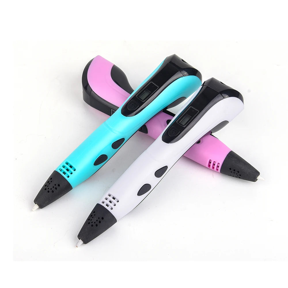 3D-Druckstift DIY Stifte 3D-Stift für Kinder Kinder kreative Kinder Geburtstags geschenk mit Pla Filament tragbare Reise Fall neu