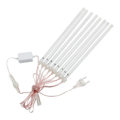 30 cm/50 cm Wasserdichte Meteorschauer Regen 8 Röhre LED Lichterketten Für Outdoor Urlaub Weihnachten Dekoration Baum EU/US/AU/UK Stecker