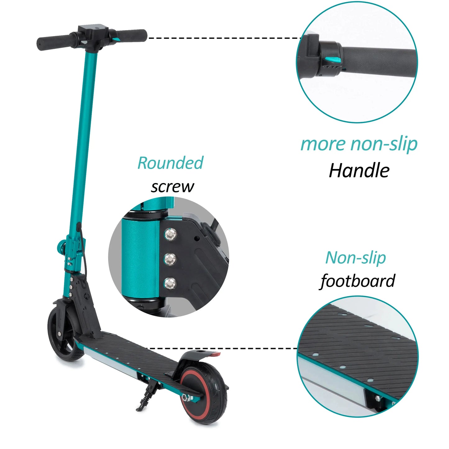 Vankel S32 Elektroroller für Kinder, klappbarer 6,5-Zoll-E-Scooter, 150W Motor, 60Wh Batterie, Elektrofahrzeug für Kinder von 6–12 Jahren