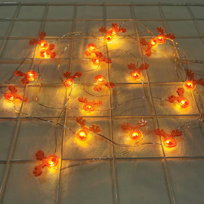 Runtowo Weihnachtsmann, Schneemann, LED-Lichterkette, Weihnachtsdekoration für Zuhause, Weihnachtsbaumschmuck, 2025, Navidad, Geschenk, 2026, Neujahr