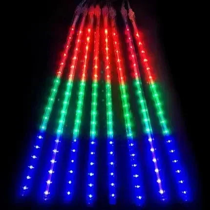30 cm/50 cm Wasserdichte Meteorschauer Regen 8 Röhre LED Lichterketten Für Outdoor Urlaub Weihnachten Dekoration Baum EU/US/AU/UK Stecker