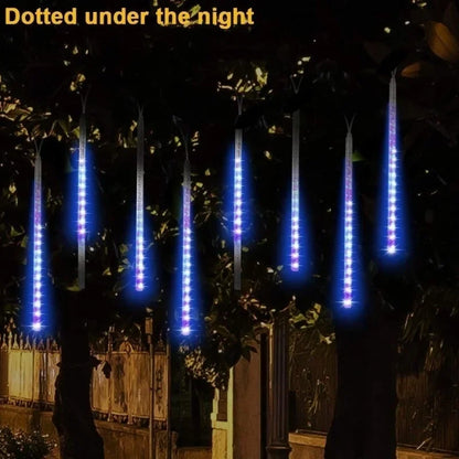30 cm/50 cm Wasserdichte Meteorschauer Regen 8 Röhre LED Lichterketten Für Outdoor Urlaub Weihnachten Dekoration Baum EU/US/AU/UK Stecker