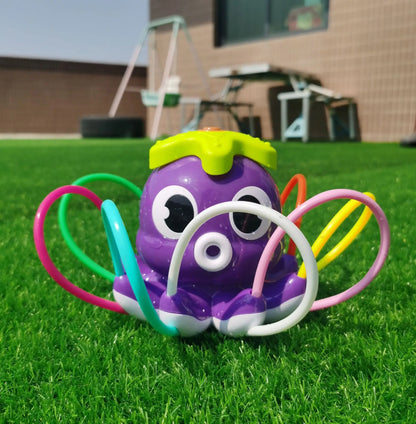 Wasserspray Outdoor Spielzeug Octopus Sprinkler Hinterhof Garten Wasserspielzeug Sommer Hof Cartoon Splash Sprinkler Baby Badespielzeug für Kinder