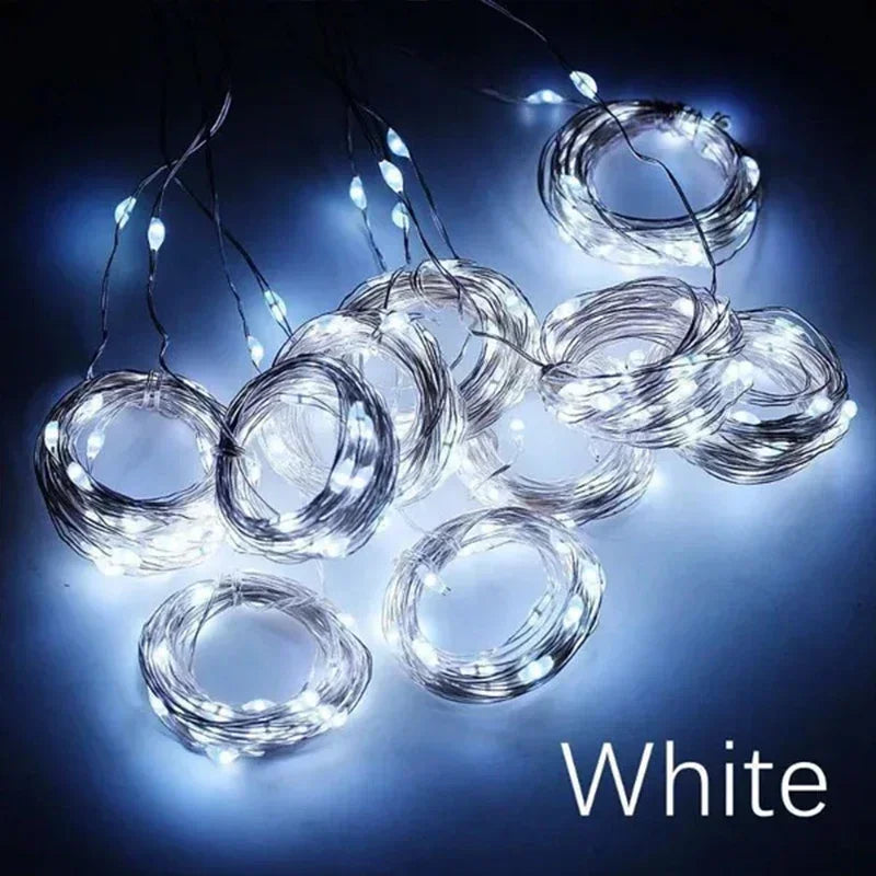3m LED Vorhang Lichterketten Fee Dekoration USB Urlaub Girlande Lampe 8 Modus für Hausgarten Weihnachts feier Neujahr Hochzeit