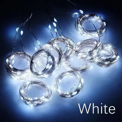 3m LED Vorhang Lichterketten Fee Dekoration USB Urlaub Girlande Lampe 8 Modus für Hausgarten Weihnachts feier Neujahr Hochzeit