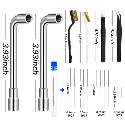 3D-Druckwerkzeuge, mehrere Modelle, 3D-Drucker-Werkzeugsatz, Zierschaber, Reinigung, Nadelzange, Entgratungsset