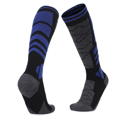 1 paar Merino Wolle Baumwolle Winter Männer Warme Ski Socken Dicker Sport Snowboard Radfahren Fußball Socken Hohe Elastische Thermische Socken