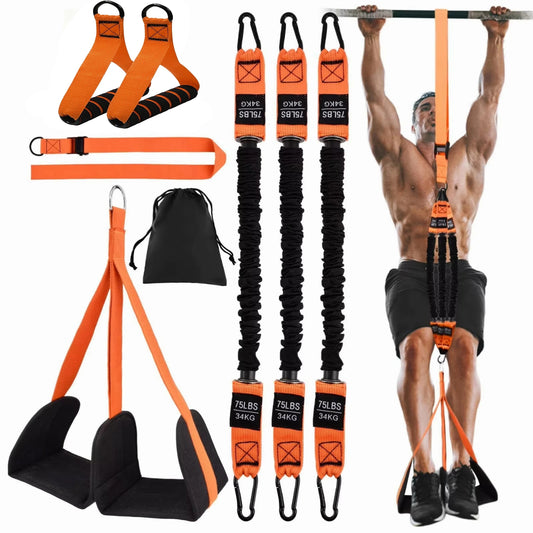 Klimmzug-Hilfe-Bänder-Set, Widerstandsband für Klimmzüge, Unterstützung für Männer und Frauen, zum Aufhängen, Training, Chin-up, Workout, Körperdehnung