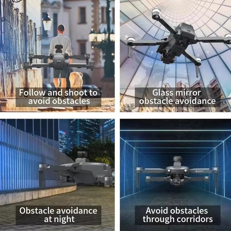 L600 PRO GPS-Drohne, professionelle 4K HD Dual-Kamera 360° °   Hindernisvermeidung Bürstenloser Motor 5G WIFI FPV RC Quadcopter Spielzeug Eders