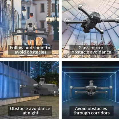 L600 PRO GPS-Drohne, professionelle 4K HD Dual-Kamera 360° °   Hindernisvermeidung Bürstenloser Motor 5G WIFI FPV RC Quadcopter Spielzeug Eders