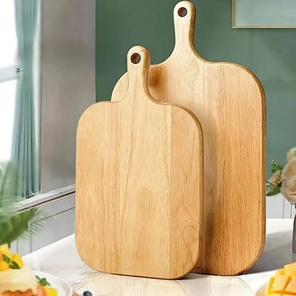 Holzschneidebrett mit Griff, Küche, Haushalt, Servierbrett, Holz-Käsebrett, Charcuterie-Brett für Brot, Obstteller
