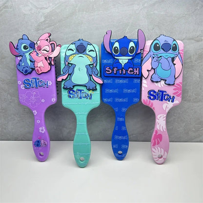Miniso Animation Lilo & Stitch Kamm Serie Cartoon Stitch Peripherie Luftkissen Massagekamm Kinder Mädchen Student Kamm