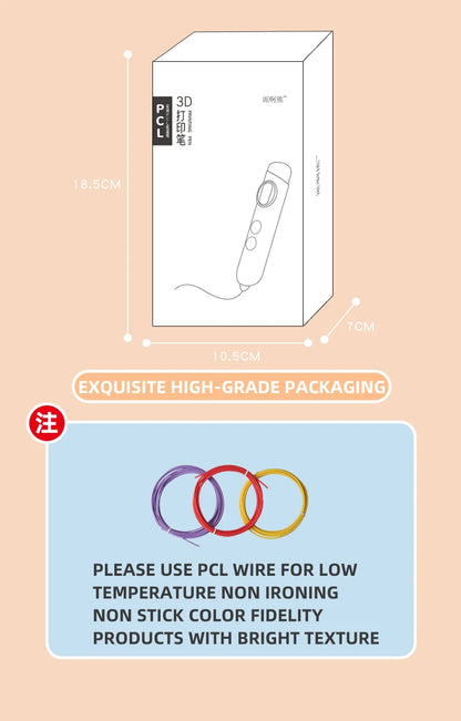 3D-Stift Drucks tift 3D-Druck Cartoon-Muster für Kinder niedrige Temperatur mit kostenlosen pcl Filament Smart Toys Geschenk für Jungen und Mädchen